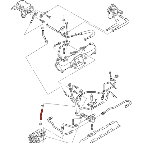2001-2004 Duramax CP3 Injection Pump Return Hose (DMAX-6067)