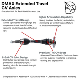2011-2014 Duramax Extended Travel Front CV Axle Assembly (DMAX-8253-EXT)