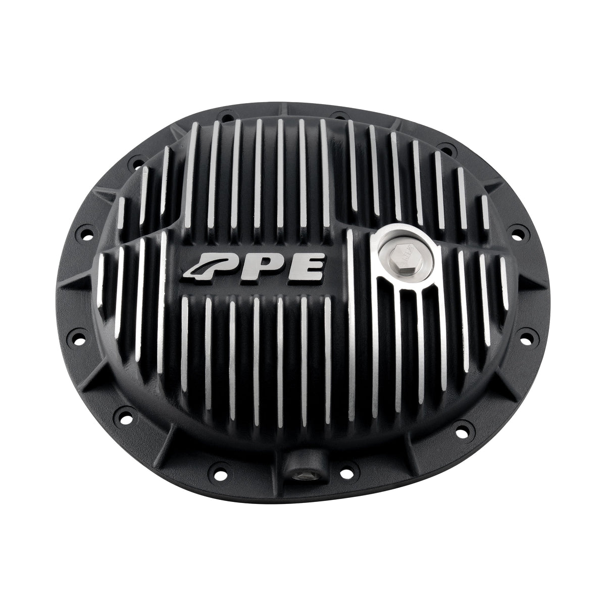 PPE 9.5 inch SU8 cast aluminum rear differential cover, brushed finish, 2020-2026 GM 1500 3.0L Duramax