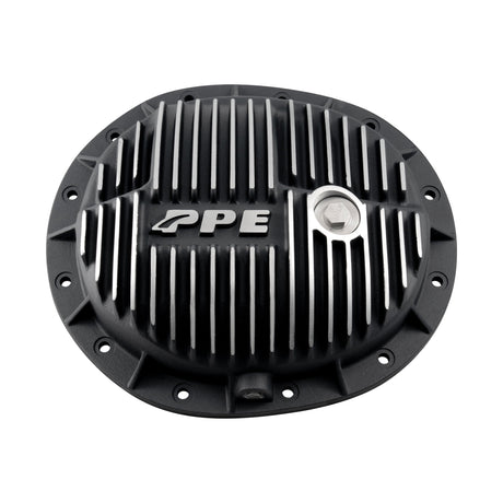 PPE 9.5 inch SU8 cast aluminum rear differential cover, brushed finish, 2020-2026 GM 1500 3.0L Duramax