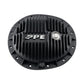 PPE 9.5 inch SU8 cast aluminum rear differential cover, black finish, 2020-2026 GM 1500 3.0L Duramax