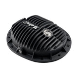 PPE 9.5 inch SU8 cast aluminum rear differential cover, black finish, 2020-2026 GM 1500 3.0L Duramax
