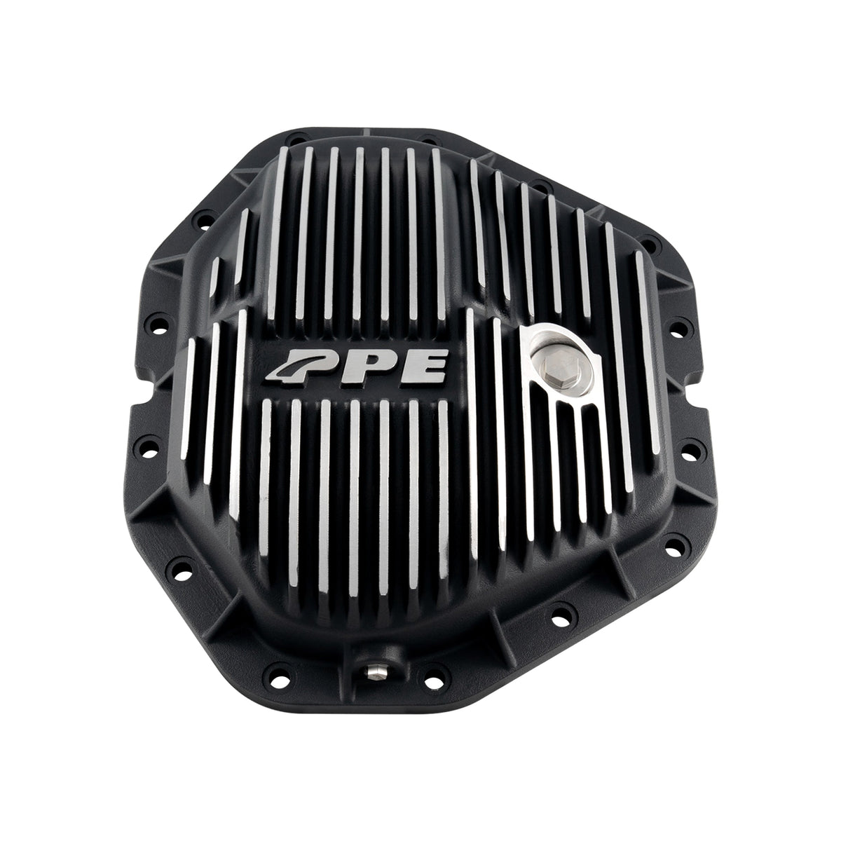 PPE 2023-2026 Powerstroke Dana M315 Heavy-Duty Cast Aluminum Rear Differential Cover, brushed finish