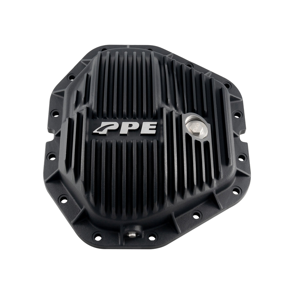 PPE 2023-2026 Powerstroke Dana M315 Heavy-Duty Cast Aluminum Rear Differential Cover, black finish