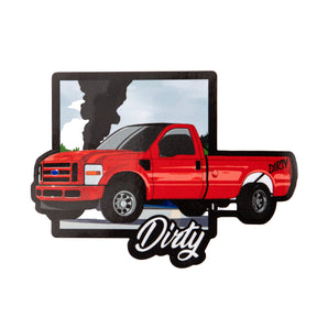 Dirty Diesel Cartoon Drag Truck Stickers-Sticker-Dirty Diesel Customs-ddc-dt-classic-Dirty Diesel Customs