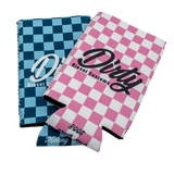 Dirty Diesel Checkered Drink Koozies-Beer Koozie-Dirty Diesel Customs-Dirty Diesel Customs