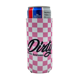 Dirty Diesel Checkered Drink Koozies-Beer Koozie-Dirty Diesel Customs-Dirty Diesel Customs