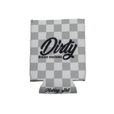 Dirty Diesel Checkered Drink Koozies-Beer Koozie-Dirty Diesel Customs-DDC-ACC-KZY-CHK-GRY-Dirty Diesel Customs