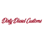 Dirty Diesel Customs Banner Sticker-Sticker-Dirty Diesel Customs-DDC-BANNER-RED-L-Dirty Diesel Customs