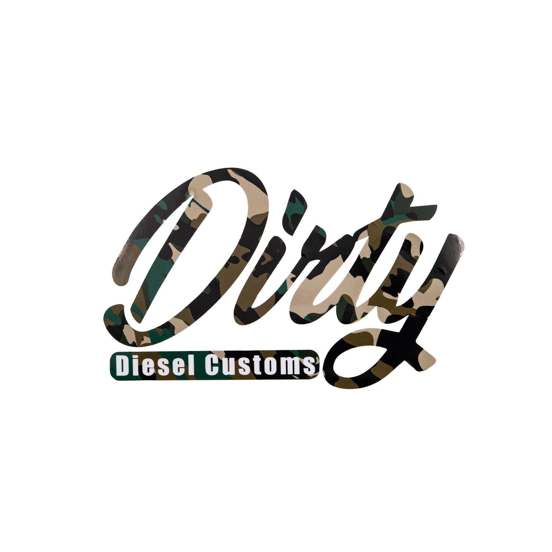Dirty Diesel Decals-Sticker-Dirty Diesel Customs-Decal-Classic-Medium-Camo-Dirty Diesel Customs