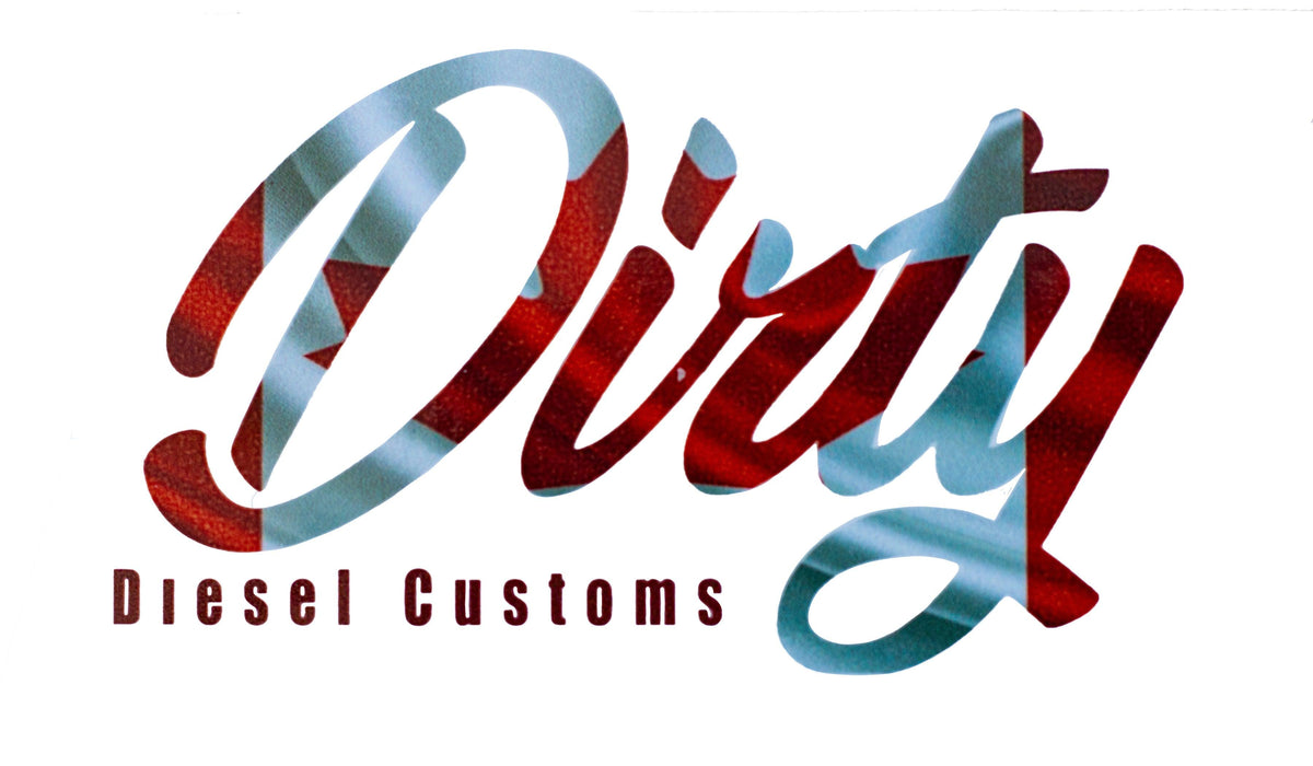 Dirty Diesel Decals-Sticker-Dirty Diesel Customs-Decal-Classic-Small-Canadian-Dirty Diesel Customs