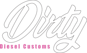 Dirty Diesel Decals-Sticker-Dirty Diesel Customs-Decal-Classic-Small-Pink-Dirty Diesel Customs