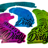 Dirty Diesel Holographic Sticker-Sticker-Dirty Diesel Customs-Dirty Diesel Customs