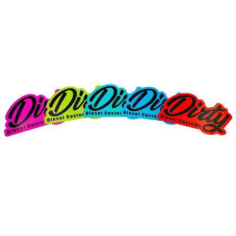 Dirty Diesel Holographic Sticker-Sticker-Dirty Diesel Customs-Dirty Diesel Customs