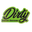 Dirty Diesel Holographic Sticker-Sticker-Dirty Diesel Customs-DDC-STICKER-HOLO-GRN-Dirty Diesel Customs