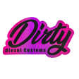 Dirty Diesel Holographic Sticker-Sticker-Dirty Diesel Customs-DDC-STICKER-HOLO-PNK-Dirty Diesel Customs