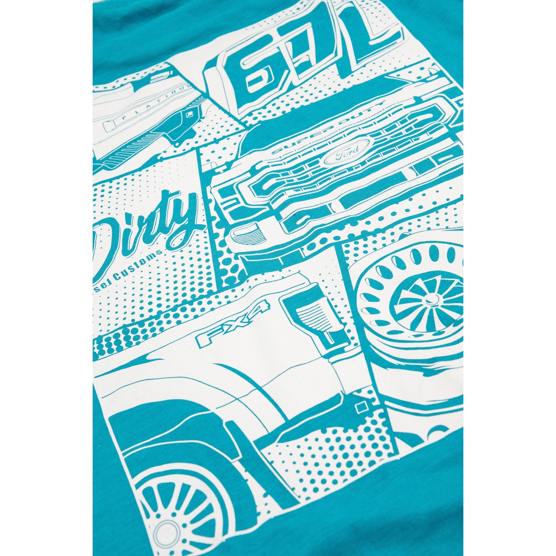 Dirty Diesel Powerstroke Graphic Tee-T-Shirt-Dirty Diesel Customs-Dirty Diesel Customs