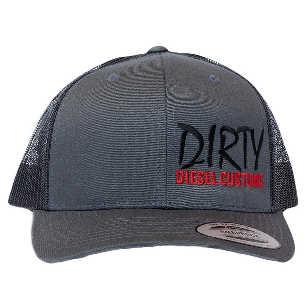 Dirty Diesel Snapback Trucker Hat-Hat-Dirty Diesel Customs-raddest-hat-curved-brim-Dirty Diesel Customs