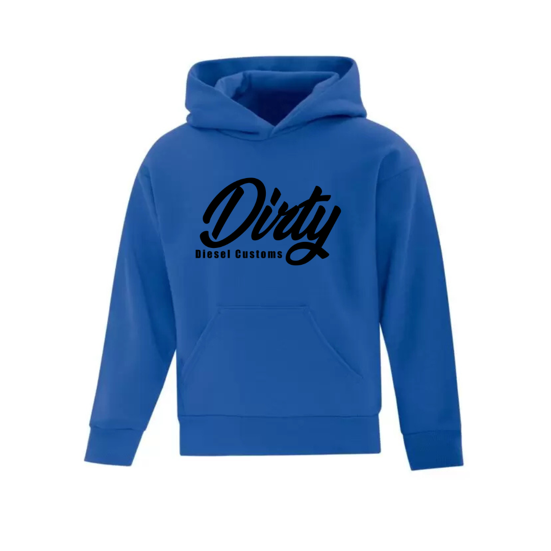 Dirty Diesel Youth Hoodie-Hoodie-Dirty Diesel Customs-DDC-YOUTH-HOODIE-BL-SM-Dirty Diesel Customs