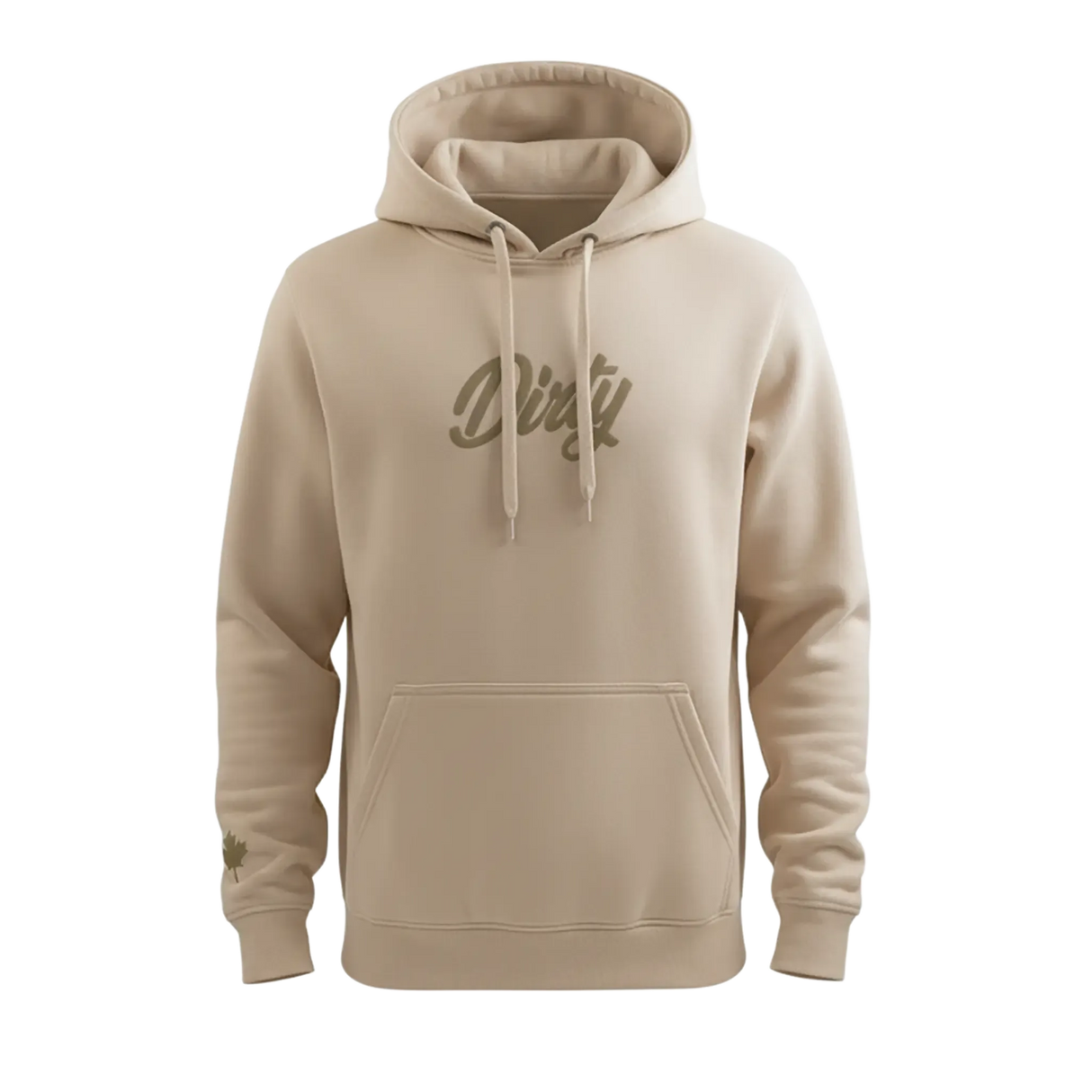Dirty Puff Hoodie-Hoodie-Dirty Diesel Customs-DDC-HOOD-PUFF-BGE-S-Dirty Diesel Customs