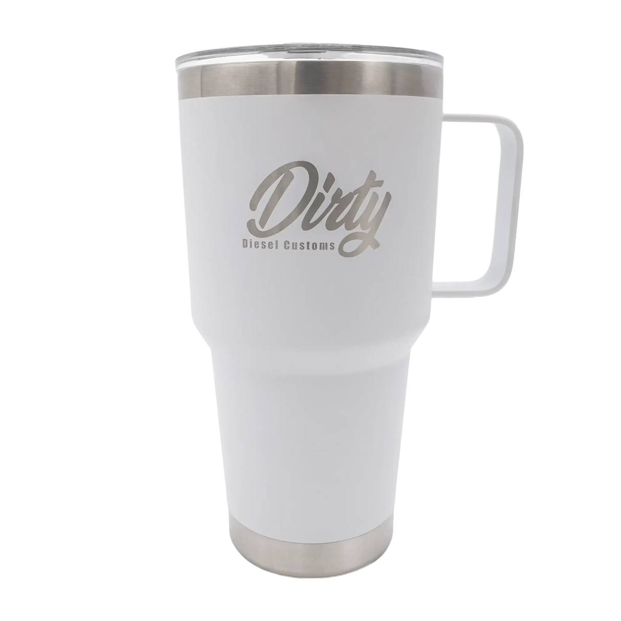 Dirty Tumbler-Tumbler Cup-Dirty Diesel Customs-DDC-TUMBLER-WHT-Dirty Diesel Customs