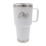 Dirty Tumbler-Tumbler Cup-Dirty Diesel Customs-DDC-TUMBLER-WHT-Dirty Diesel Customs