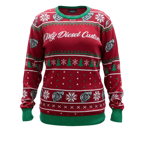 Dirty Ugly Christmas Sweater-Sweater-Dirty Diesel Customs-Dirty Diesel Customs