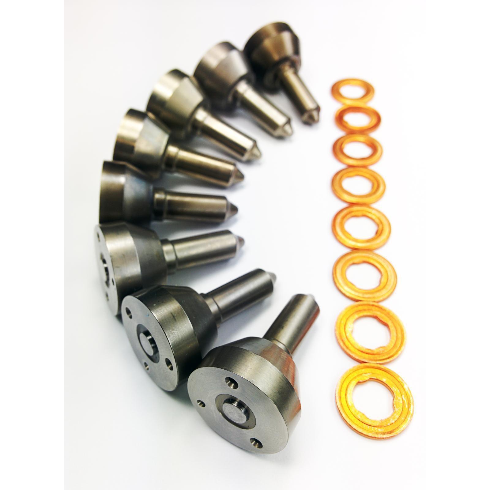 *Discontinued* 1994-1997 Powerstroke Custom Injector Nozzle Set (DDP 9497CUSTOM NZ)-Performance Nozzles-Dynomite Diesel-Dirty Diesel Customs