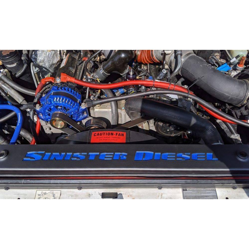 *Discontinued* 1994-1997 Powerstroke Radiator Cover (SD-RADCOVER-7.3-94)-Radiator Support-Sinister-Dirty Diesel Customs
