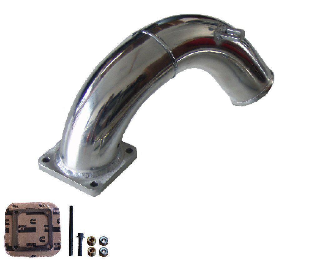 *Discontinued* 1994-1998 Cummins Aluminum Intake Manifold (PDC9498IMA)-Intake Manifold-Pusher-PDC9498IMA_L2-Dirty Diesel Customs