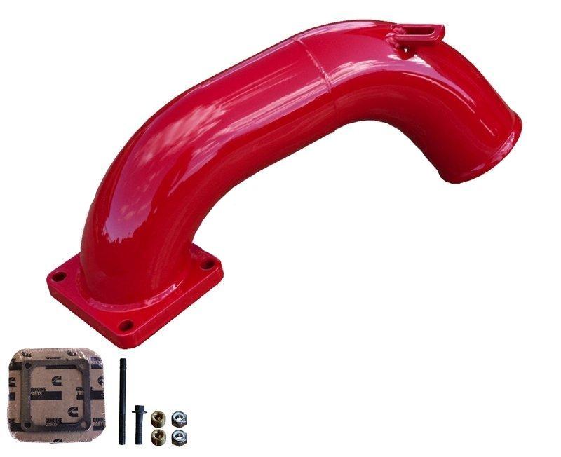 *Discontinued* 1994-1998 Cummins Aluminum Intake Manifold (PDC9498IMA)-Intake Manifold-Pusher-PDC9498IMA_R2-Dirty Diesel Customs
