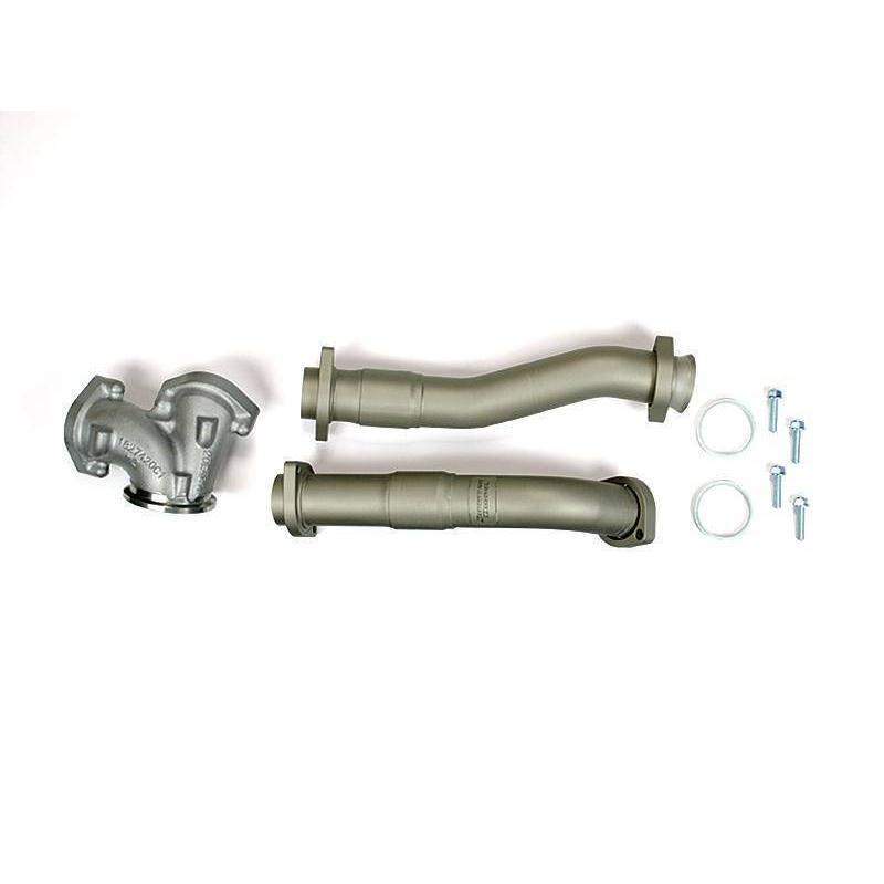 *Discontinued* 1999.5-2002 Powerstroke Stainless Steel Up-Pipes (Ceramic Coating) (SD-UPPIPE-7.3-C)-Up-Pipes-Sinister-Dirty Diesel Customs