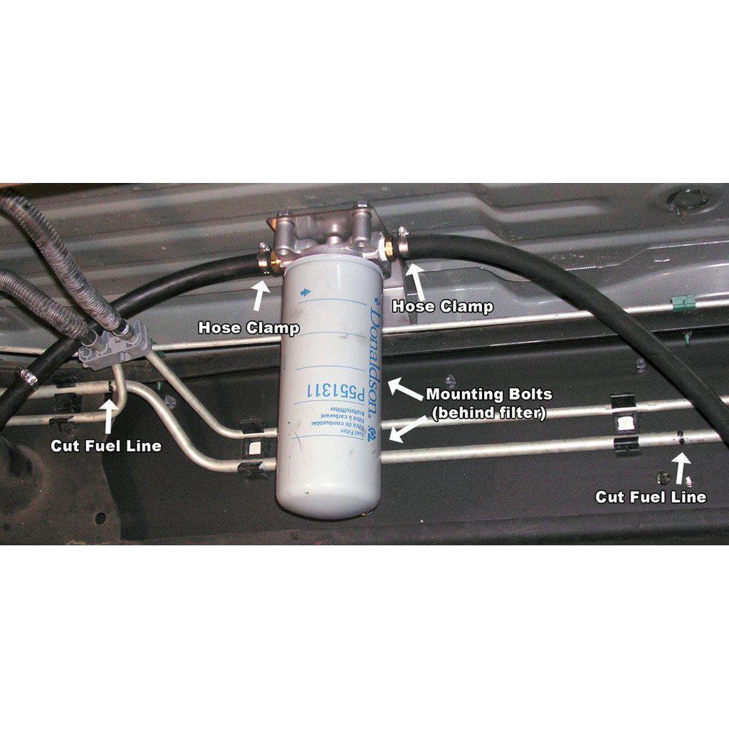 *Discontinued* 2001-2012 Duramax Remote Fuel Filter Kit (1050060)-Fuel Filter-BD Diesel-Dirty Diesel Customs