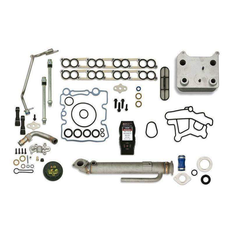 *Discontinued* 2003-2007 Powerstroke Basic Solution Kit w/ Round Cooler 7015 - 03' Update (SD-BS-6.0-EGRC-RC-7015-UK-03)-Solution Package-Sinister-SD-BS-6.0-EGRC-RC-7015-UK-03-Dirty Diesel Customs