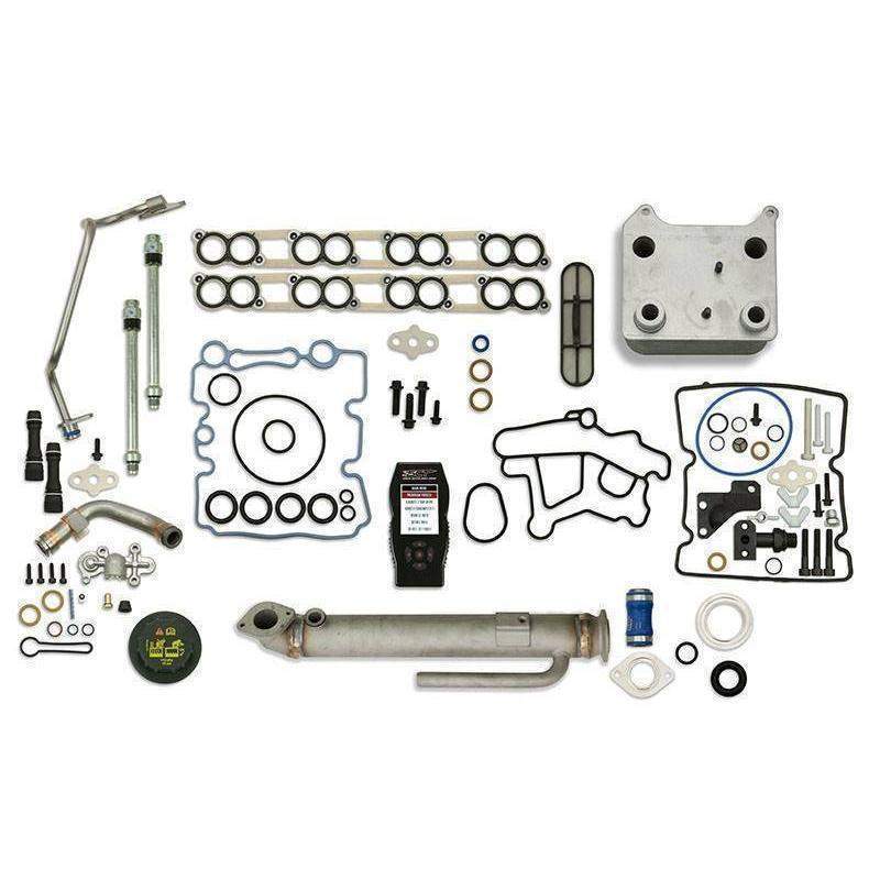 *Discontinued* 2003-2007 Powerstroke Basic Solution Kit w/ Round Cooler 7015 - 05' Update (SD-BS-6.0-EGRC-RC-7015-UK-05)-Solution Package-Sinister-SD-BS-6.0-EGRC-RC-7015-UK-05-Dirty Diesel Customs