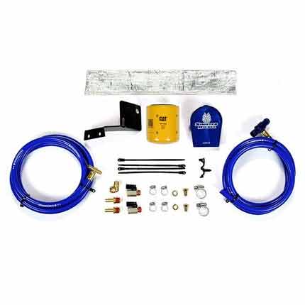 *Discontinued* 2003-2007 Powerstroke E-Series Coolant Filter System w/ CAT (SD-COOLFIL-6.0V-C)-Coolant Filtration System-Sinister-SD-COOLFIL-6.0V-C-Dirty Diesel Customs