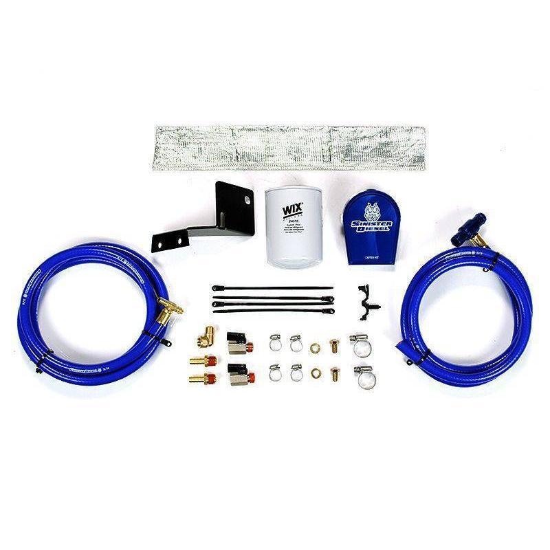 *Discontinued* 2003-2007 Powerstroke E-Series Coolant Filtration System w/ WIX (SD-COOLFIL-6.0V-W)-Coolant Filtration System-Sinister-SD-COOLFIL-6.0V-W-Dirty Diesel Customs