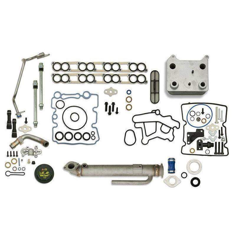 *Discontinued* 2003-2007 Powerstroke EGR Solution Kit W/ Round Cooler - '05 Update (SD-BS-6.0-EGRC-RC-UK-05)-Solution Package-Sinister-SD-BS-6.0-EGRC-RC-UK-05-Dirty Diesel Customs