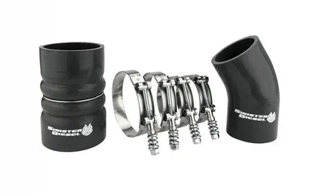 *Discontinued* 2003-2007 Powerstroke Hot Side Boot & Clamp Kit (SD-BK-6.0-HOT)-Intercooler Hose Kit-Sinister-Dirty Diesel Customs