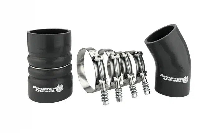 *Discontinued* 2003-2007 Powerstroke Hot Side Boot & Clamp Kit (SD-BK-6.0-HOT)-Intercooler Hose Kit-Sinister-Dirty Diesel Customs