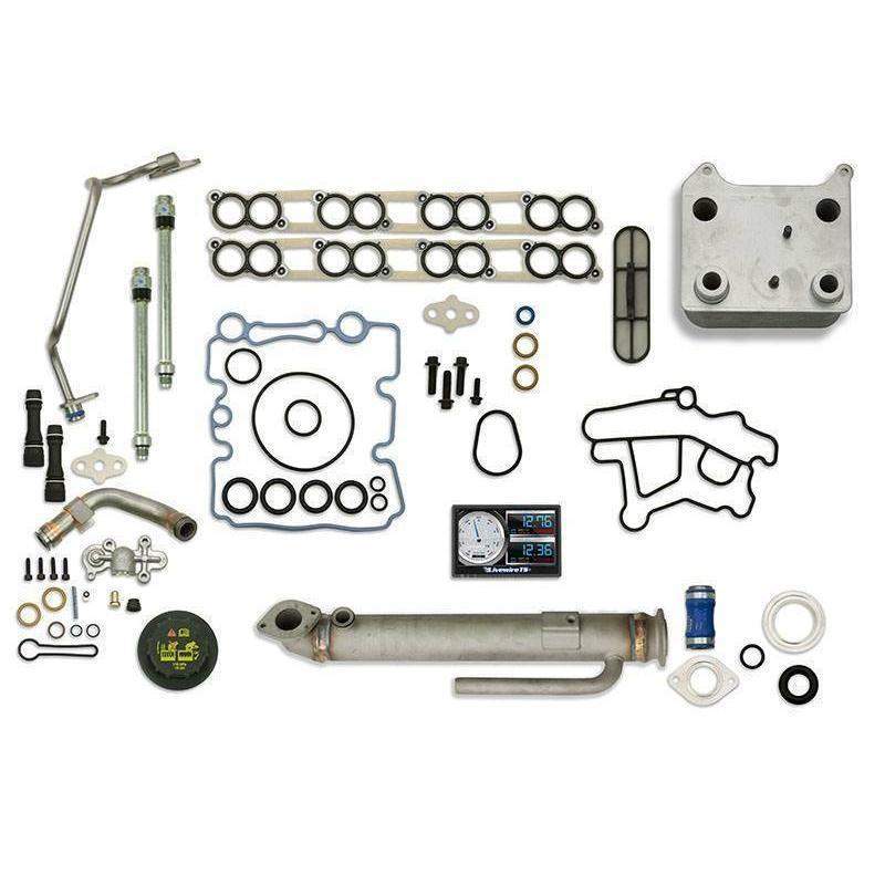 *Discontinued* 2003-2007 Powerstroke Sinister Basic Solution Kit W/ Round Cooler '03 Update (SD-BS-6.0-EGRC-RC-5015-UK-03)-Solution Package-Sinister-SD-BS-6.0-EGRC-RC-5015-UK-03-Dirty Diesel Customs