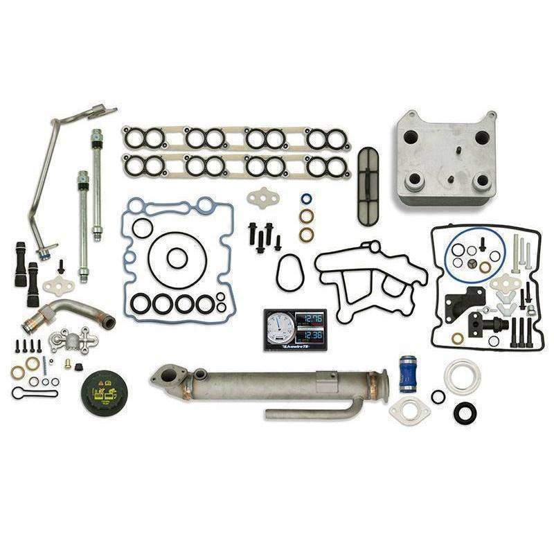 *Discontinued* 2003-2007 Powerstroke Sinister Basic Solution Kit W/ Round Cooler '05 Update (SD-BS-6.0-EGRC-RC-5015-UK-05)-Solution Package-Sinister-SD-BS-6.0-EGRC-RC-5015-UK-05-Dirty Diesel Customs