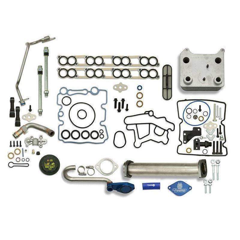 *Discontinued* 2003-2007 Powerstroke Solution Kit W/ EGR Delete, '05 Update (SD-BS-6.0-EGRD-UK-05)-Solution Package-Sinister-SD-BS-6.0-EGRD-UK-05-Dirty Diesel Customs