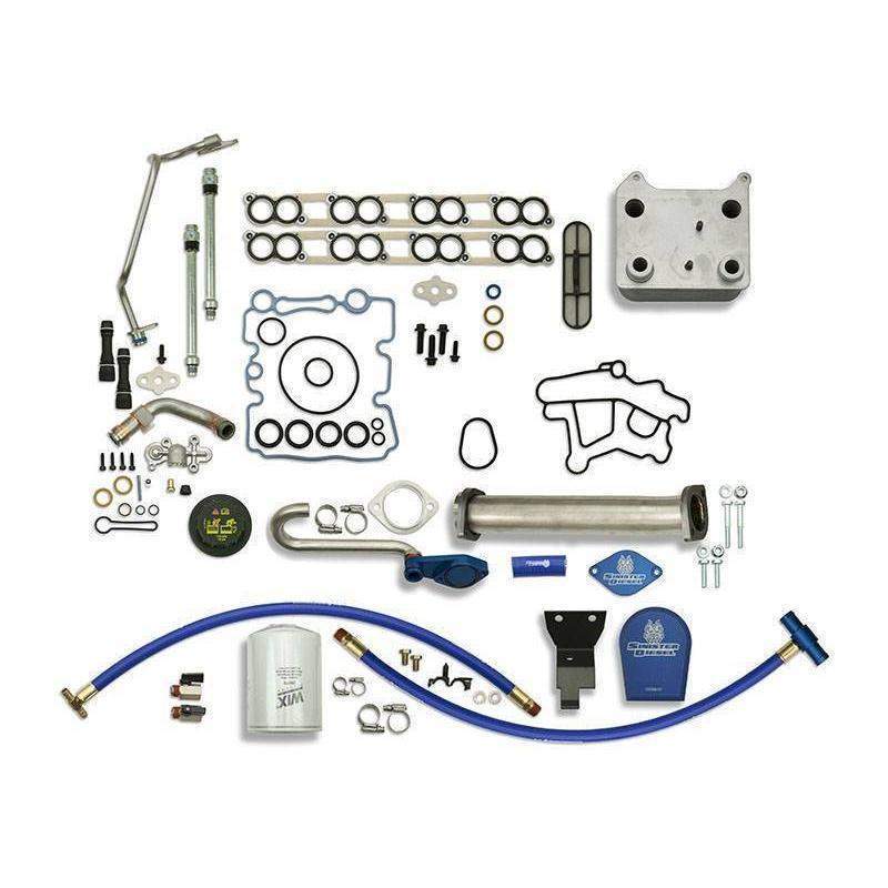 *Discontinued* 2003-2007 Powerstroke Solution Kit W/ EGR Delete, Coolant Filter, '03 Update (SD-BS-6.0-EGRD-CF-UK-03)-Solution Package-Sinister-SD-BS-6.0-EGRD-CF-UK-03-Dirty Diesel Customs