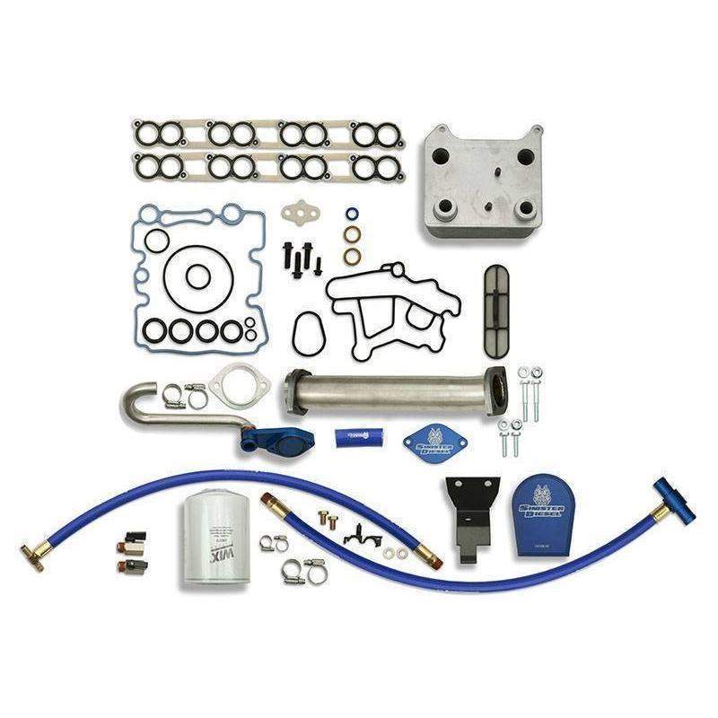 *Discontinued* 2003-2007 Powerstroke Solution Kit W/ EGR Delete & Coolant Filter (SD-BS-6.0-EGRD-CF)-Solution Package-Sinister-SD-BS-6.0-EGRD-CF-Dirty Diesel Customs
