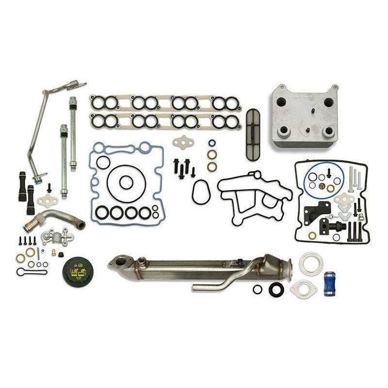 *Discontinued* 2003-2007 Powerstroke Solution Kit W/ Square Cooler, '05 Update (SD-BS-6.0-EGRC-SC-UK-05)-Solution Package-Sinister-Dirty Diesel Customs