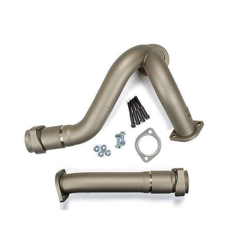 *Discontinued* 2003-2007 Powerstroke Y-Pipes (Ceramic Coated) (SD-YPIPE-6.0-C)-Up-Pipes-Sinister-SD-YPIPE-6.0-C-Dirty Diesel Customs