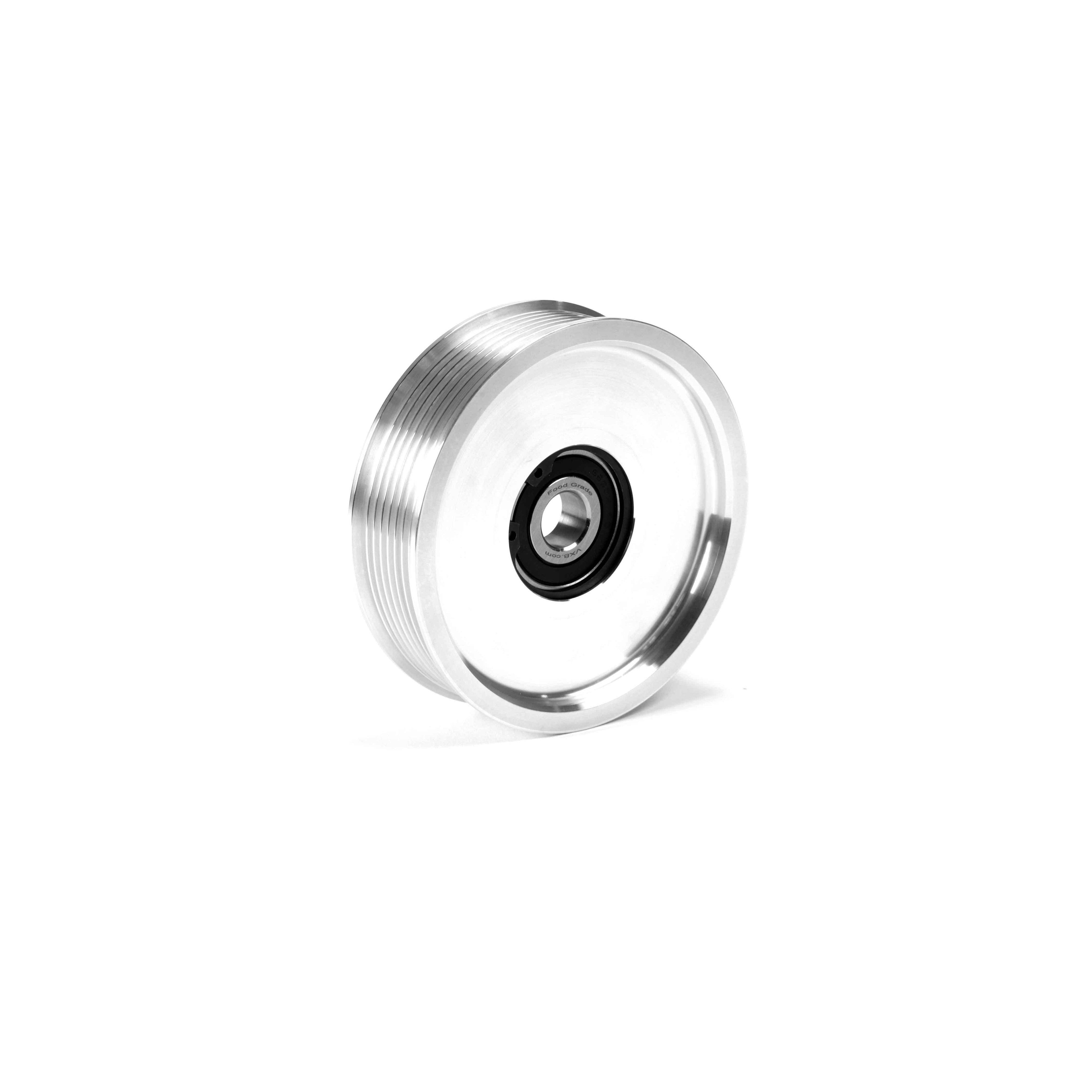 *Discontinued* 2003-2018 Cummins Bare Aluminum Upper Fan Pulley Idler (FPE-34657-AL)-Pulley Idler-Fleece Performance-Dirty Diesel Customs