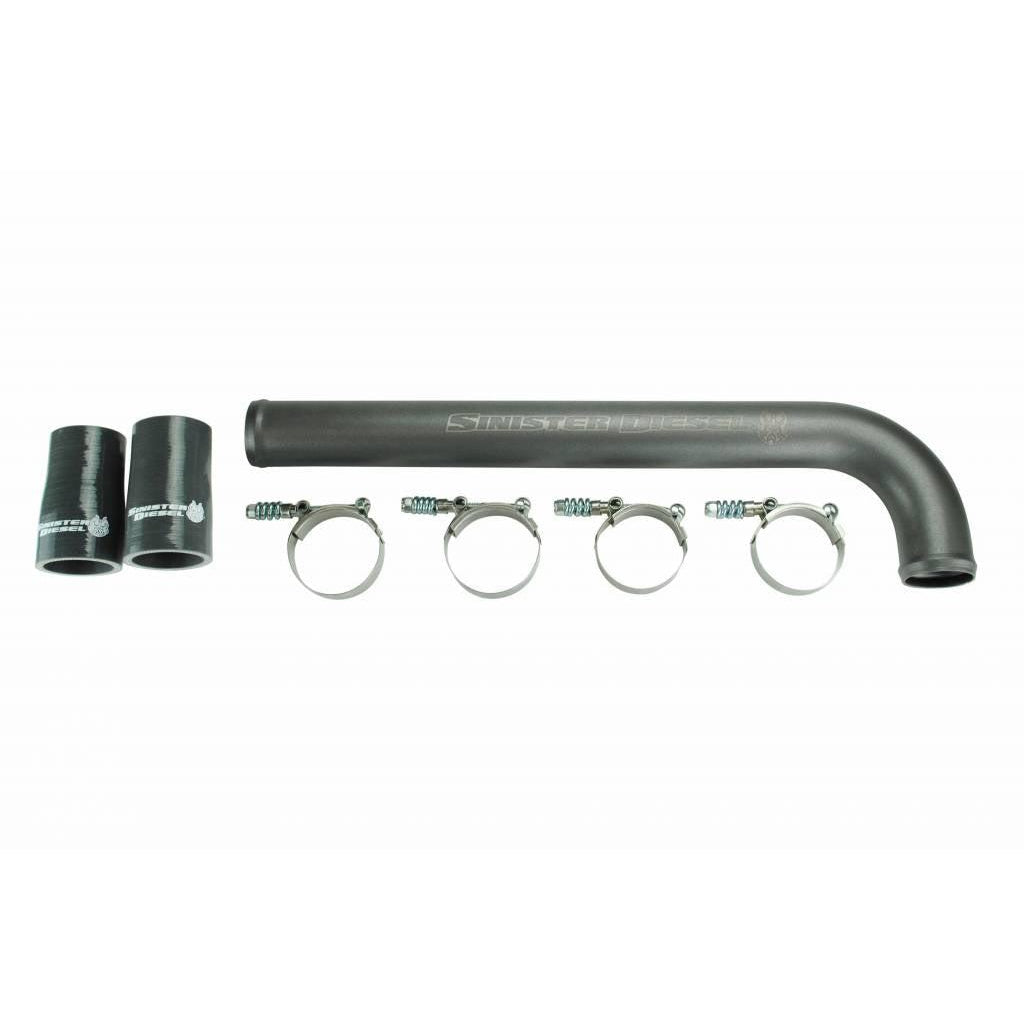 *Discontinued* 2003-2018 Cummins Radiator Pipe (SD-5.9CRP03-GRY)-Radiator Pipe-Sinister-Dirty Diesel Customs