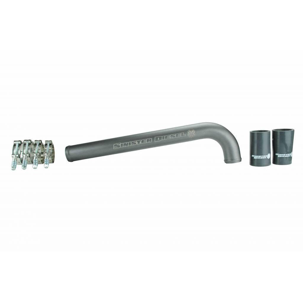 *Discontinued* 2003-2018 Cummins Radiator Pipe (SD-5.9CRP03-GRY)-Radiator Pipe-Sinister-Dirty Diesel Customs